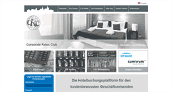 Desktop Screenshot of corporate-rates-club.de