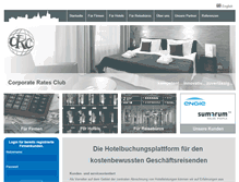 Tablet Screenshot of corporate-rates-club.de